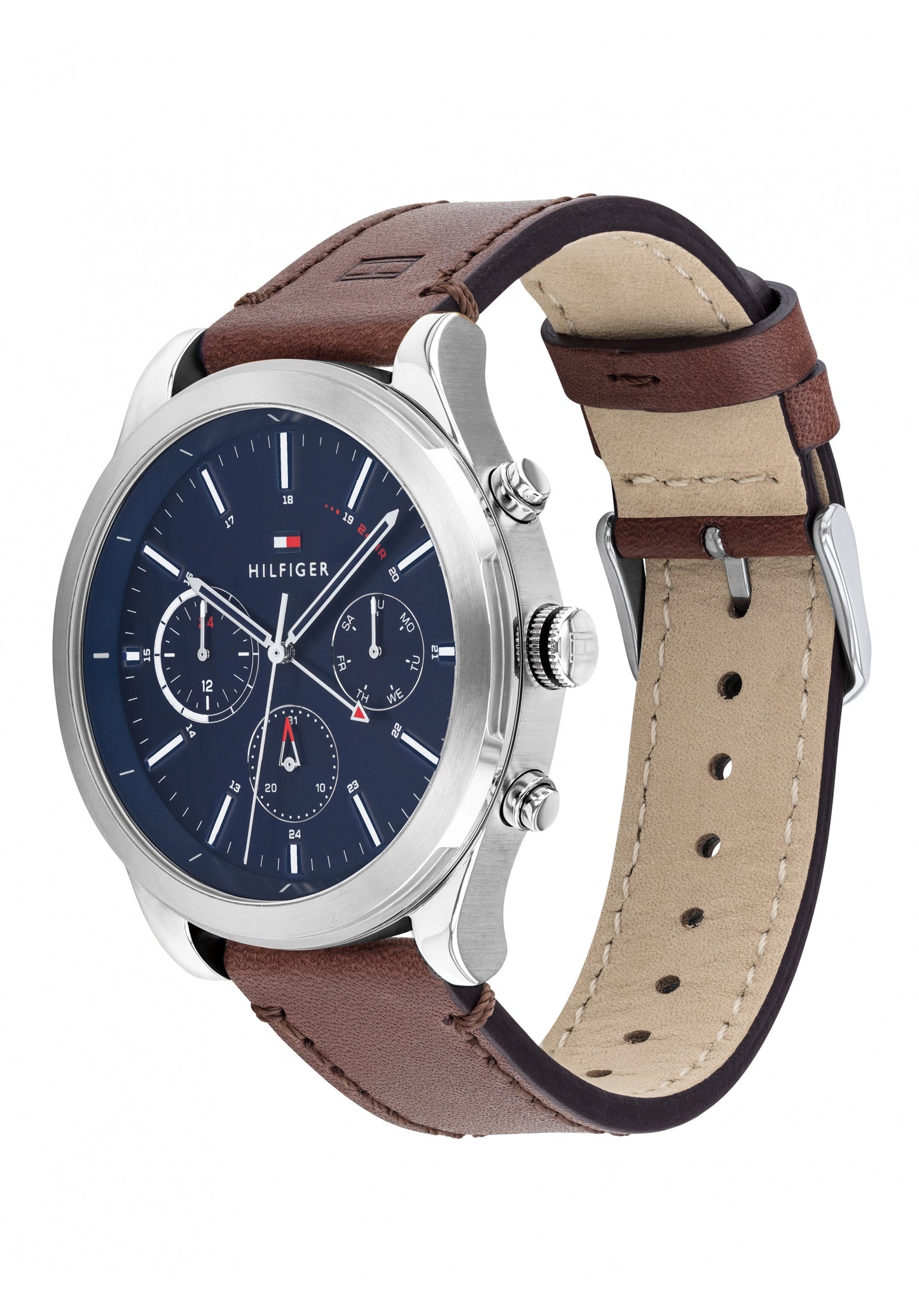 Tommy Hilfiger Ashton 1791782 Herren Armbanduhr Braun • Quarzwerk • Lederarmband, Bild 2