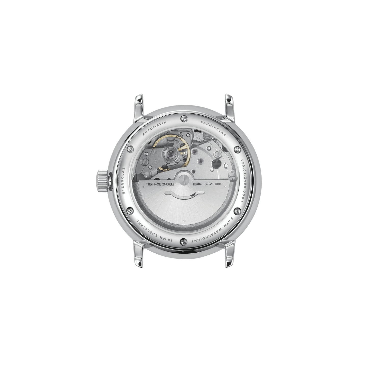 Sternglas Naos Automatik 38mm Herren Weiß • Automatikwerk • Minimalistisches Bauhaus-Design, Bild 2