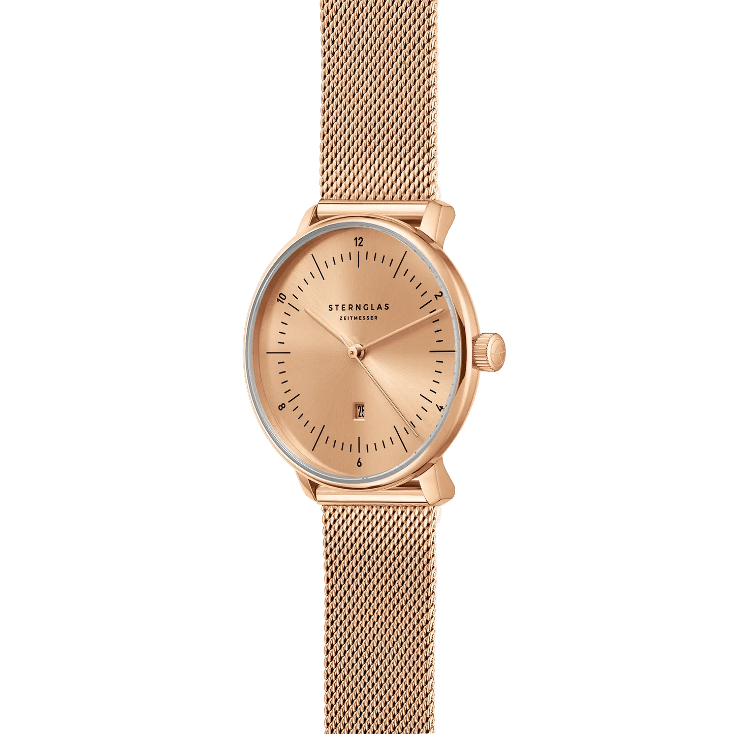 Sternglas Naos XS Elyra Damen Armbanduhr Roségold • Bauhaus-Design • Quarzwerk, Bild 2