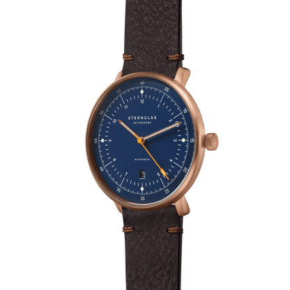 Sternglas Hamburg Automatik Bronze 42mm Herrenuhr • Saphirglas • Miyota Automatikwerk, Bild 2