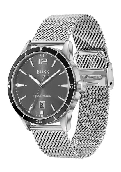 Boss Drifter 1513900 Herren Armbanduhr Anthrazit • Mineralglas • Mesh-Armband, Bild 2