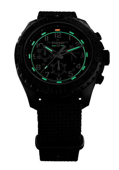Traser P96 Outdoor Pioneer Evolution Chrono Black Herren • Chronograph • Tritium-Leuchtzeiger, Bild 2