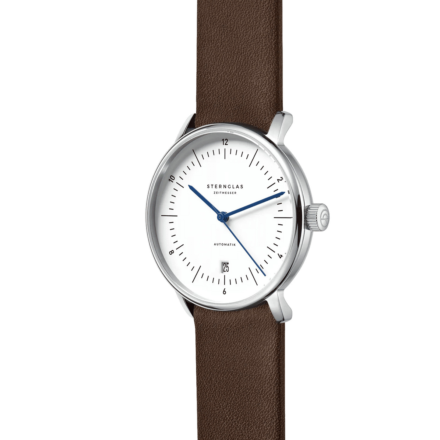 Sternglas Naos Automatik 38mm Herren Weiß • Automatikwerk • Bauhaus-Design, Bild 2