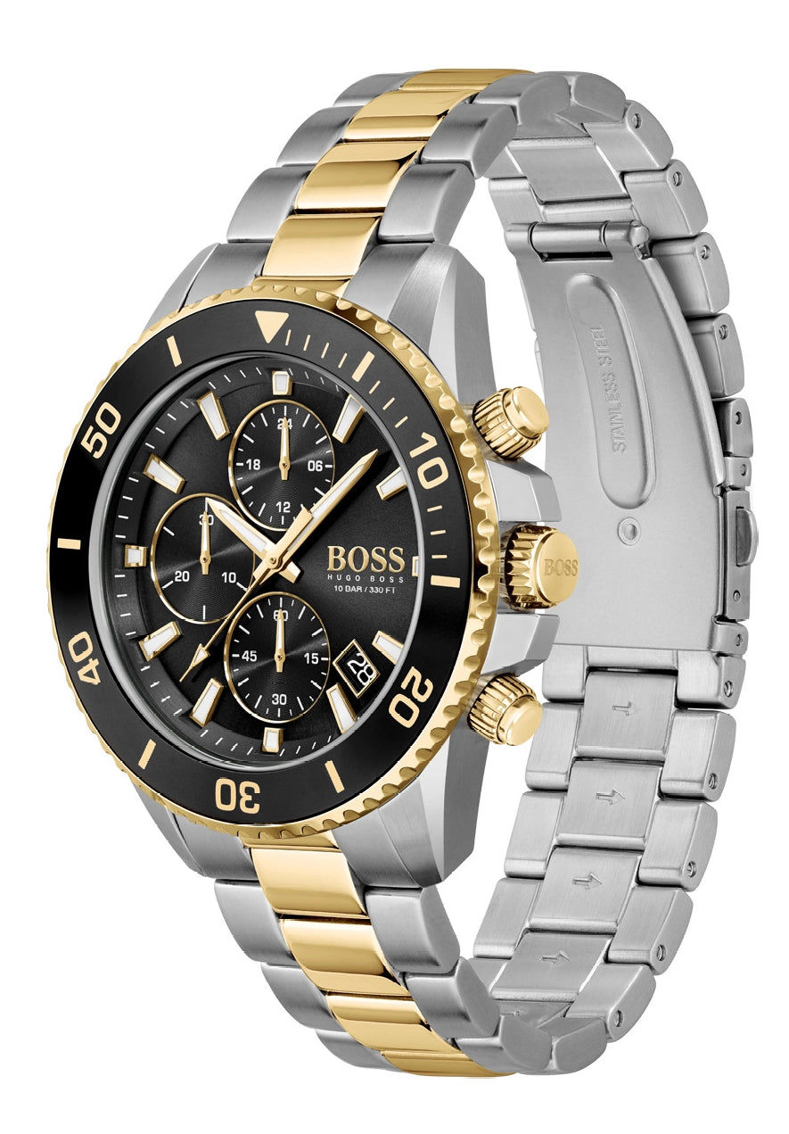 BOSS Admiral 1513908 Herren • Bicolor-Chronograph • Mineralglas, Bild 2