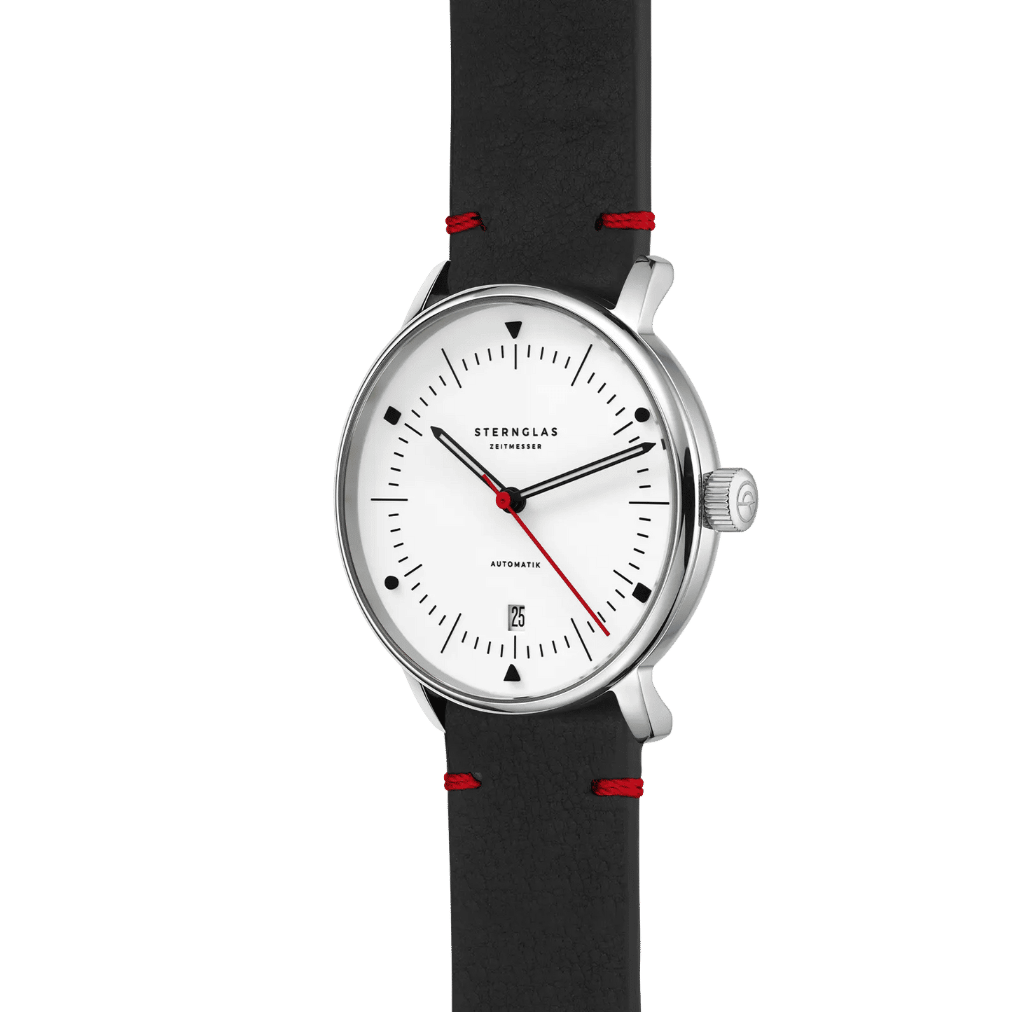 Sternglas Naos Edition Bauhaus X Armbanduhr Rot • Bauhaus-Design • Deutsche Uhrenmarke, Bild 2