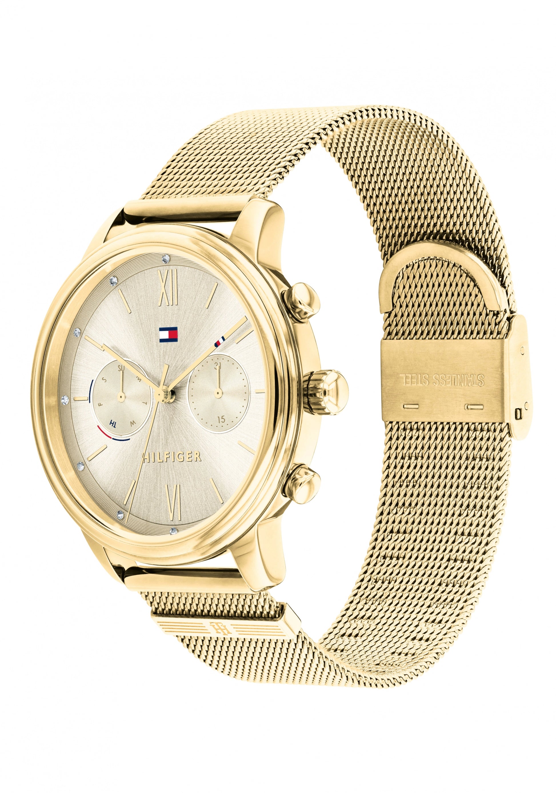 Tommy Hilfiger Blake 7613272415286 Damenuhr Gold • Quarzwerk • Feminines Casual-Design, Bild 2