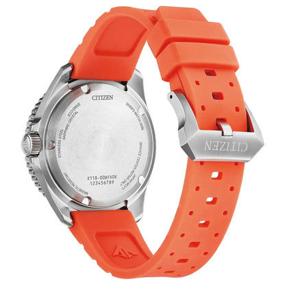 Citizen Promaster Marine BN0268-01E Herren Armbanduhr Schwarz/Orange • Saphirglas • Eco-Drive Solar, Bild 3
