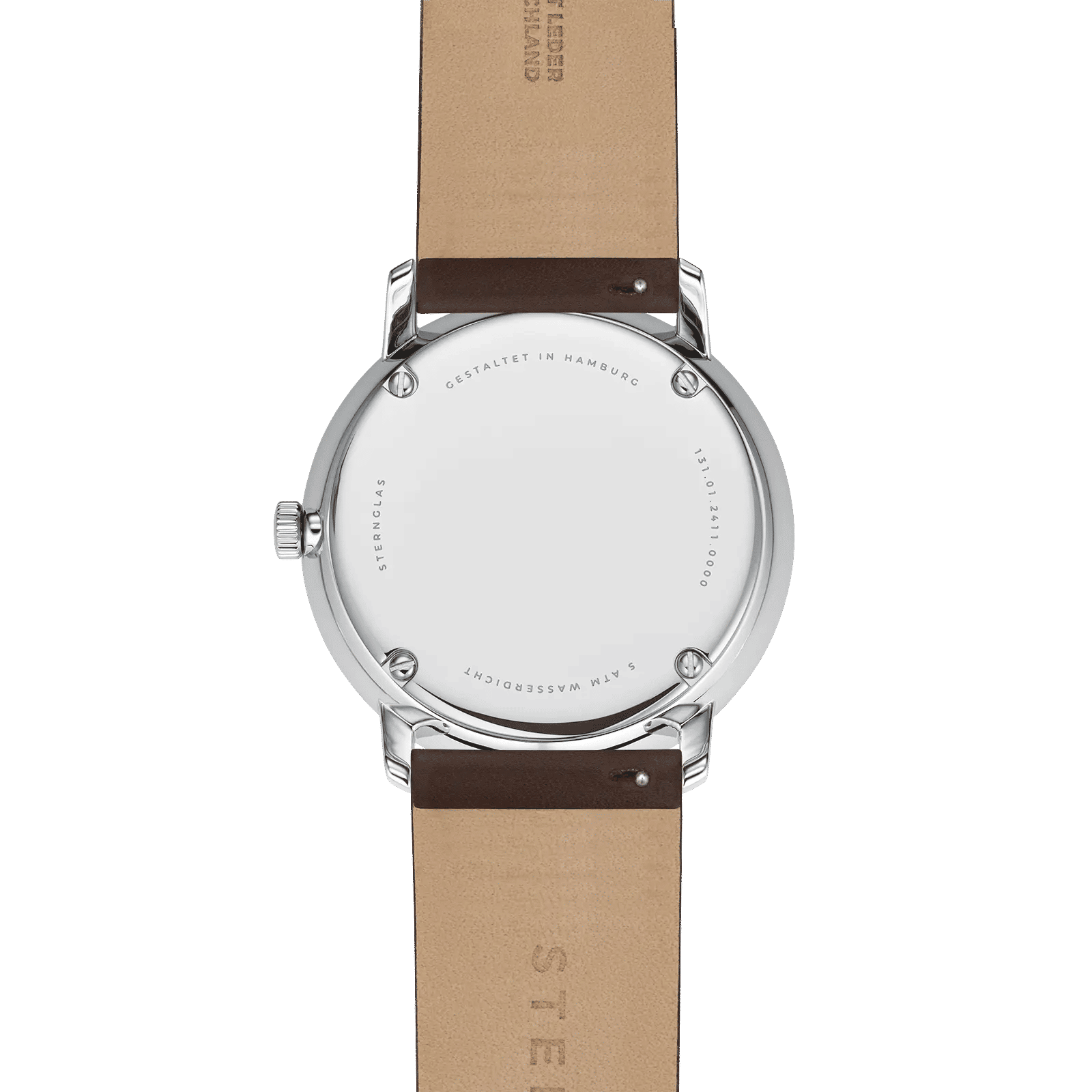Sternglas Naos Quarz 38mm Damen Armbanduhr Weiß • Minimalistisches Bauhaus-Design • Quarzwerk, Bild 3