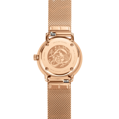 Sternglas Naos XS Elyra Damen Armbanduhr Roségold • Bauhaus-Design • Quarzwerk, Bild 3