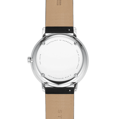 Sternglas Naos XL S01-NX-02 Herren Armbanduhr Pianoschwarz • Minimalistisches Quarzwerk • Deutsches Bauhaus-Design, Bild 3