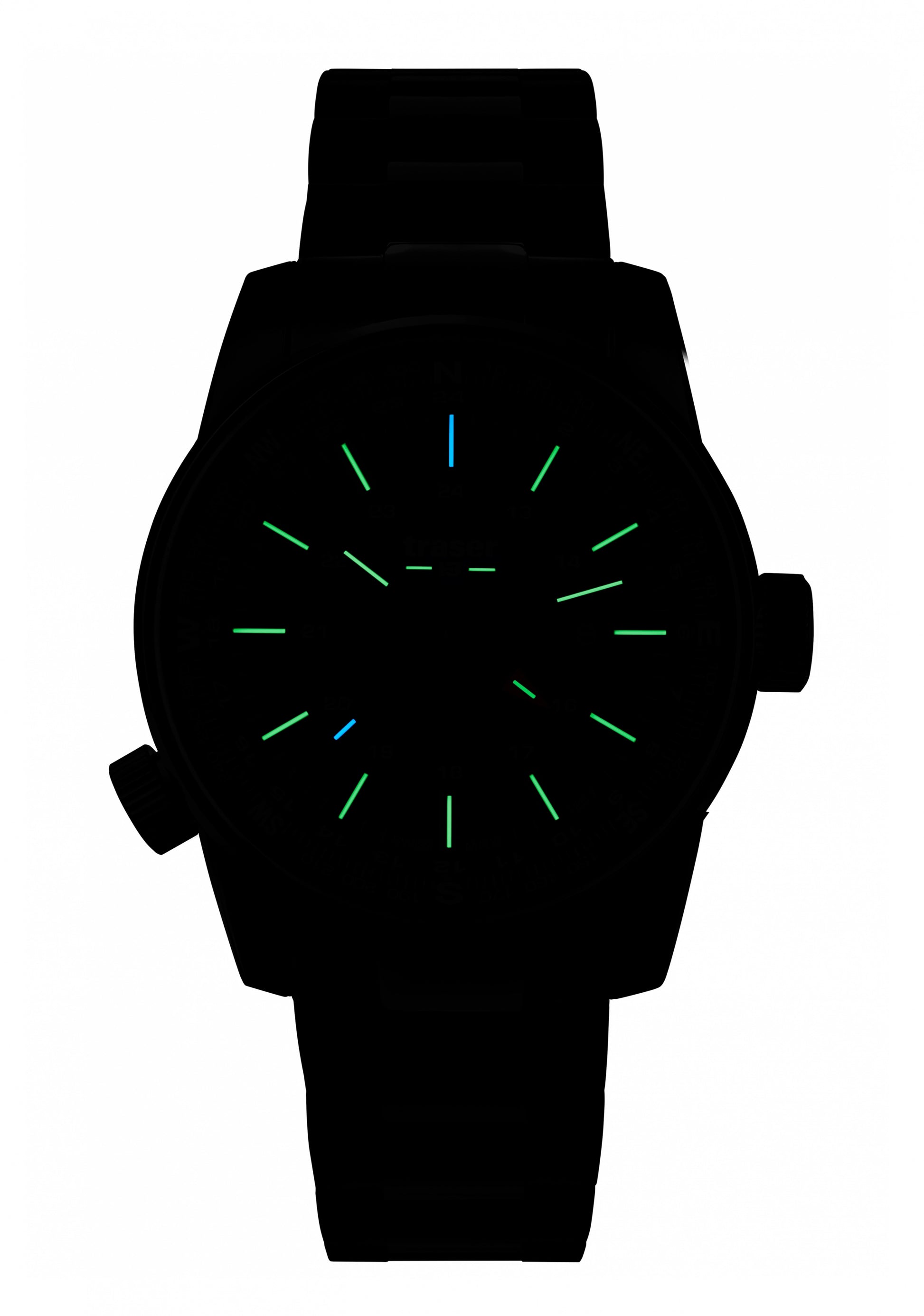 Traser P68 Pathfinder GMT Herren Armbanduhr Schwarz • Tritium-Leuchtmasse • GMT Zweitzeitzone, Bild 3