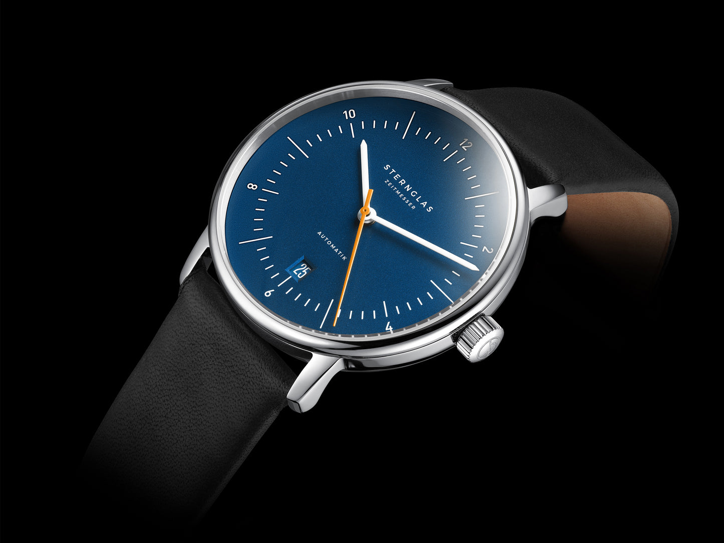 Sternglas Naos Automatik 38mm Herren • Saphirglas • Bauhaus Design, Bild 4