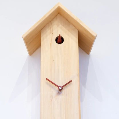 Rombach & Haas Classic SLM3-11 Orologio da Parete Legno Naturale • Movimento Meccanico 8 Giorni • Autentico Orologio a Cucù della Foresta Nera