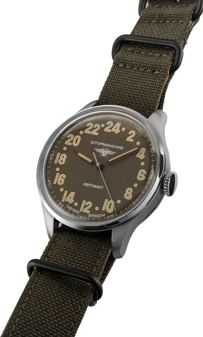 Sturmanskie Arktika 2431/6821343 Orologio da uomo • Indicatore 24 ore • Storia artica