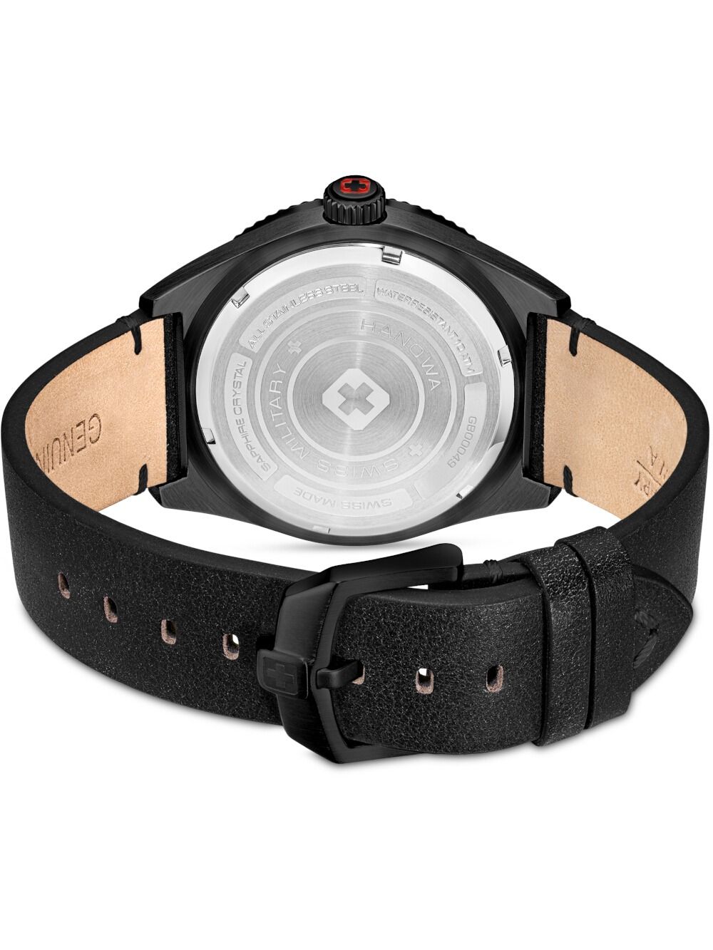 Swiss Military Hanowa Nomad SMWGB0004940-SET Herrenuhr Schwarz • Quarzwerk 10 ATM • Wechselarmband-Set, Bild 2