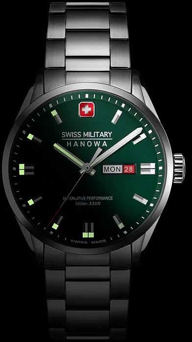 Orologio da uomo Swiss Military Hanowa Roadrunner Maxed SMWGH0001603 • Swiss Made • Vetro zaffiro
