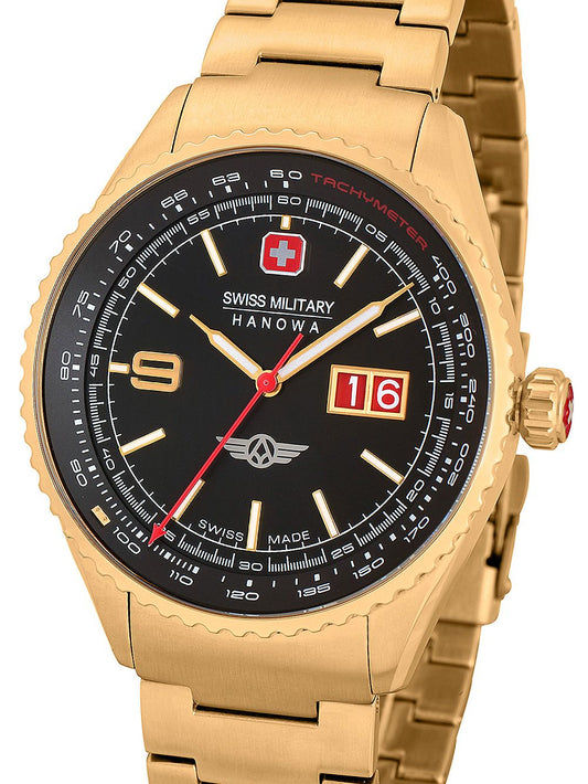 Swiss Military Hanowa Afterburn SMWGH2101010 Herren • Edelstahlgehäuse • 10 ATM Wasserdicht