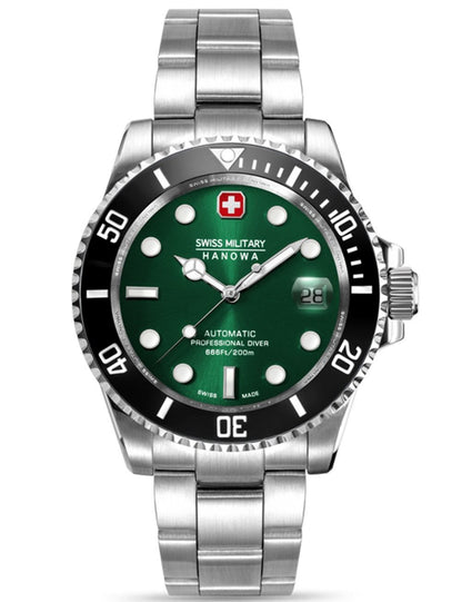 Swiss Military Hanowa Sealord SMWGL0006302 Herren Armbanduhr Schwarz • Automatikwerk • 20 ATM Wasserdicht