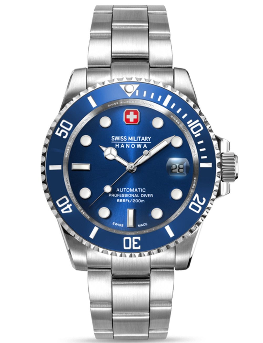 Swiss Military Hanowa Sealord SMWGL0006304 Herren • Automatikwerk • 20 ATM Wasserdicht
