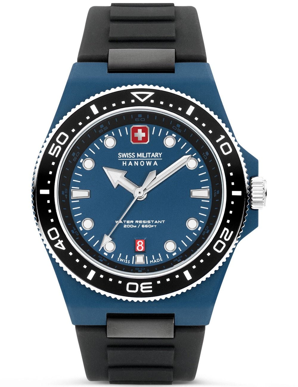 Swiss Military Hanowa Ocean Pioneer SMWGN0001184 Herren • 20 ATM Wasserdicht • Sportives Taucherdesign