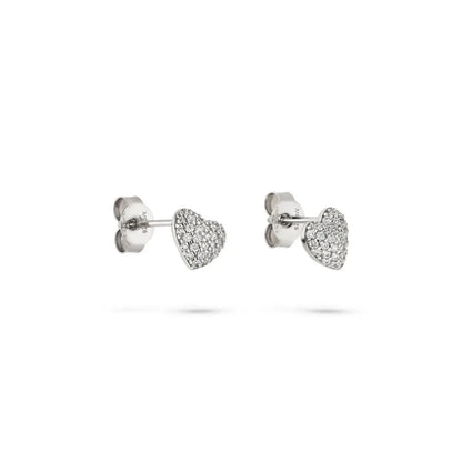 Orecchino da donna Soliver SOJ-0298-E-08 in argento sterling 925 rodiato con zirconi bianchi