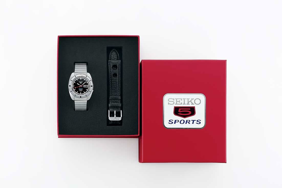 Seiko 5 Sports SRPL05K1 Orologio da Uomo • Automatico In-house • Design Heritage