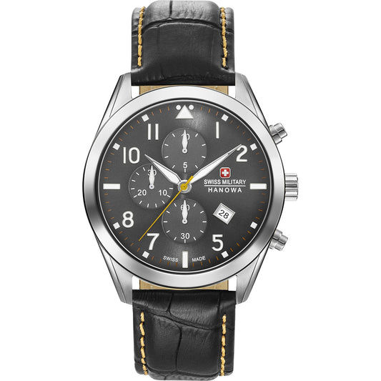 Swiss Military Hanowa Helvetus Chrono 06-4316.7.04.009 Herren Armbanduhr Schwarz • Chronograph • Edelstahlgehäuse