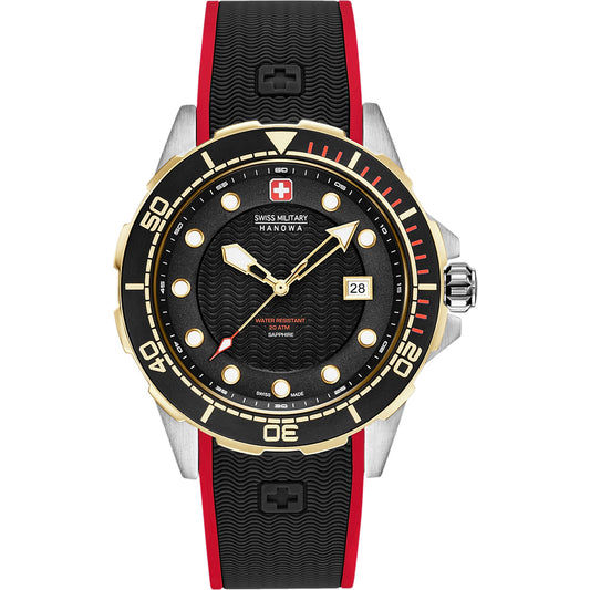 Swiss Military Hanowa Neptune Diver 06-4315.55.007 Herren • Verschraubte Krone • 10 ATM Wasserdicht