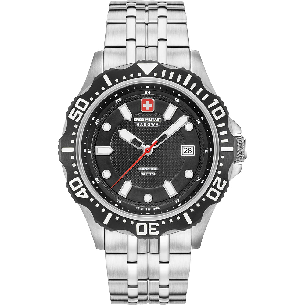Swiss Military Hanowa Land Patrol 06-5306.04.007 Herren • Robuste Sportuhr • Swiss Military Design