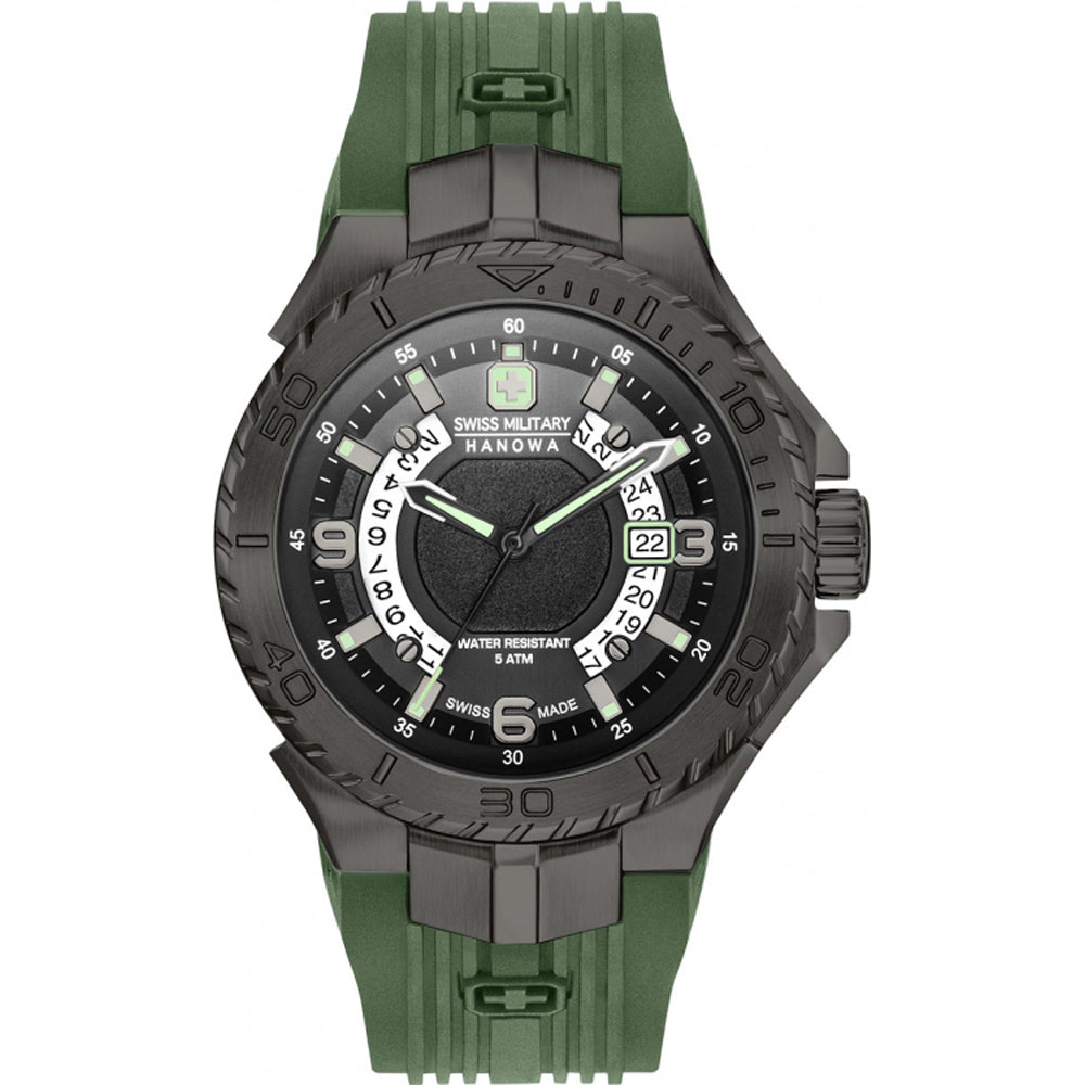 Swiss Military Hanowa Aqua Seaman 06-4327.13.007.06 Herrenuhr • Edelstahlgehäuse • Schweizer Qualität
