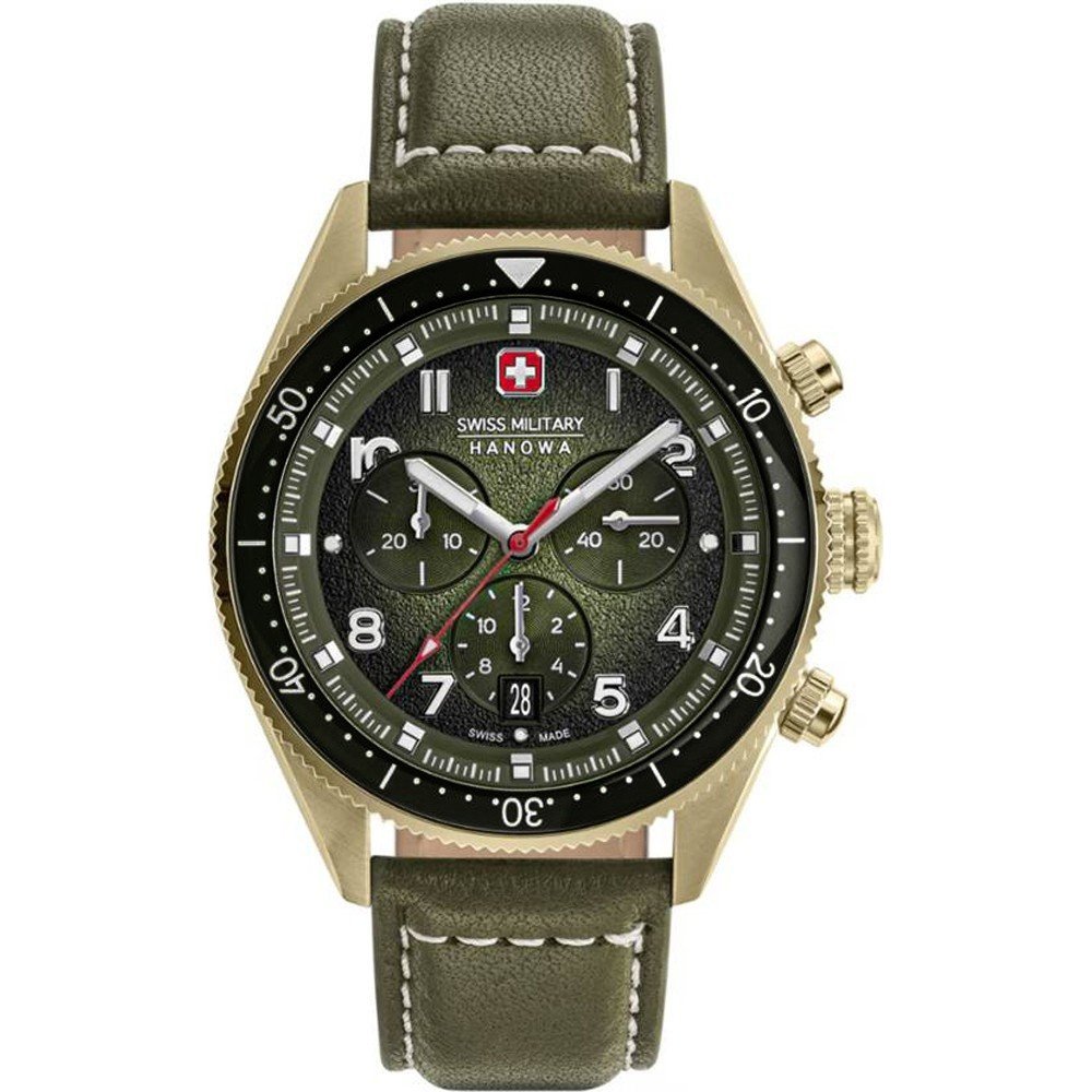 Swiss Military Hanowa Land Greyhound SMWGC0003850 Herren Armbanduhr • Schweizer Quarzwerk • Sportliches Design