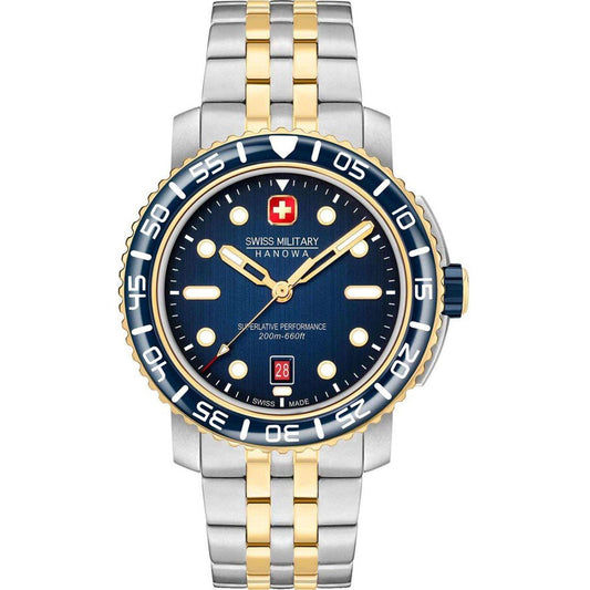 Swiss Military Hanowa Aqua SMWGH0001760 Herrenuhr Schwarz • Quarzwerk • Wasserdicht