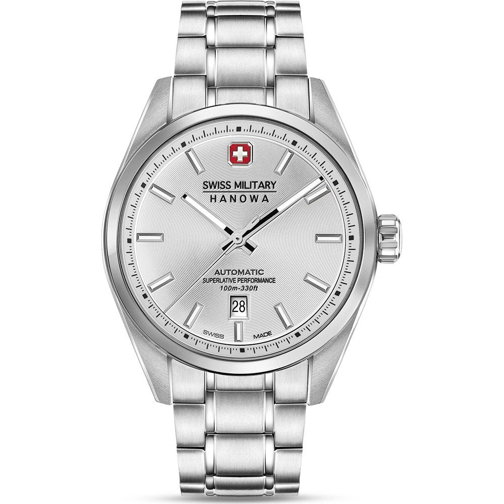 Swiss Military Hanowa Land Majestic Pioneer SMWGL0006203 Herrenuhr • Schweizer Quarzwerk • Robustes Edelstahlgehäuse