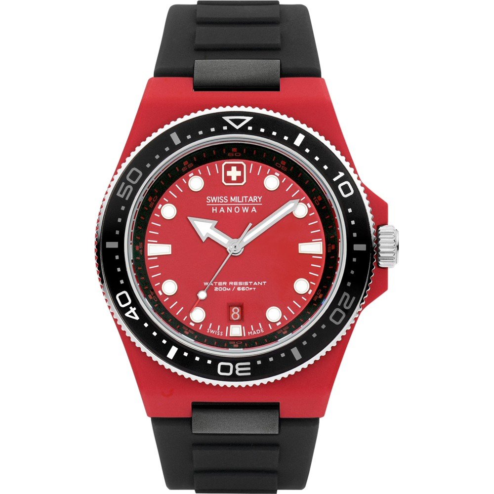 Swiss Military Hanowa Aqua Ocean Pioneer SMWGN0001183 Herren • Edelstahlgehäuse • Sportliche Taucheruhr