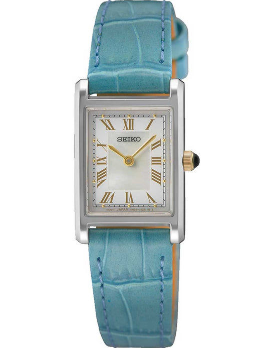 Seiko Classic SWR101P1 Damen • Quarzwerk Kaliber 4N30 • Hardlex-Mineralglas