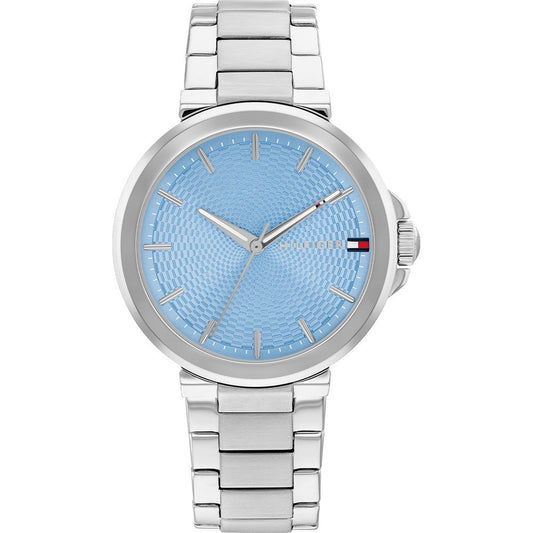 Tommy Hilfiger Lori 1782777 Damen Armbanduhr Hellblau • Mineralglas • 5 Bar Wasserdicht
