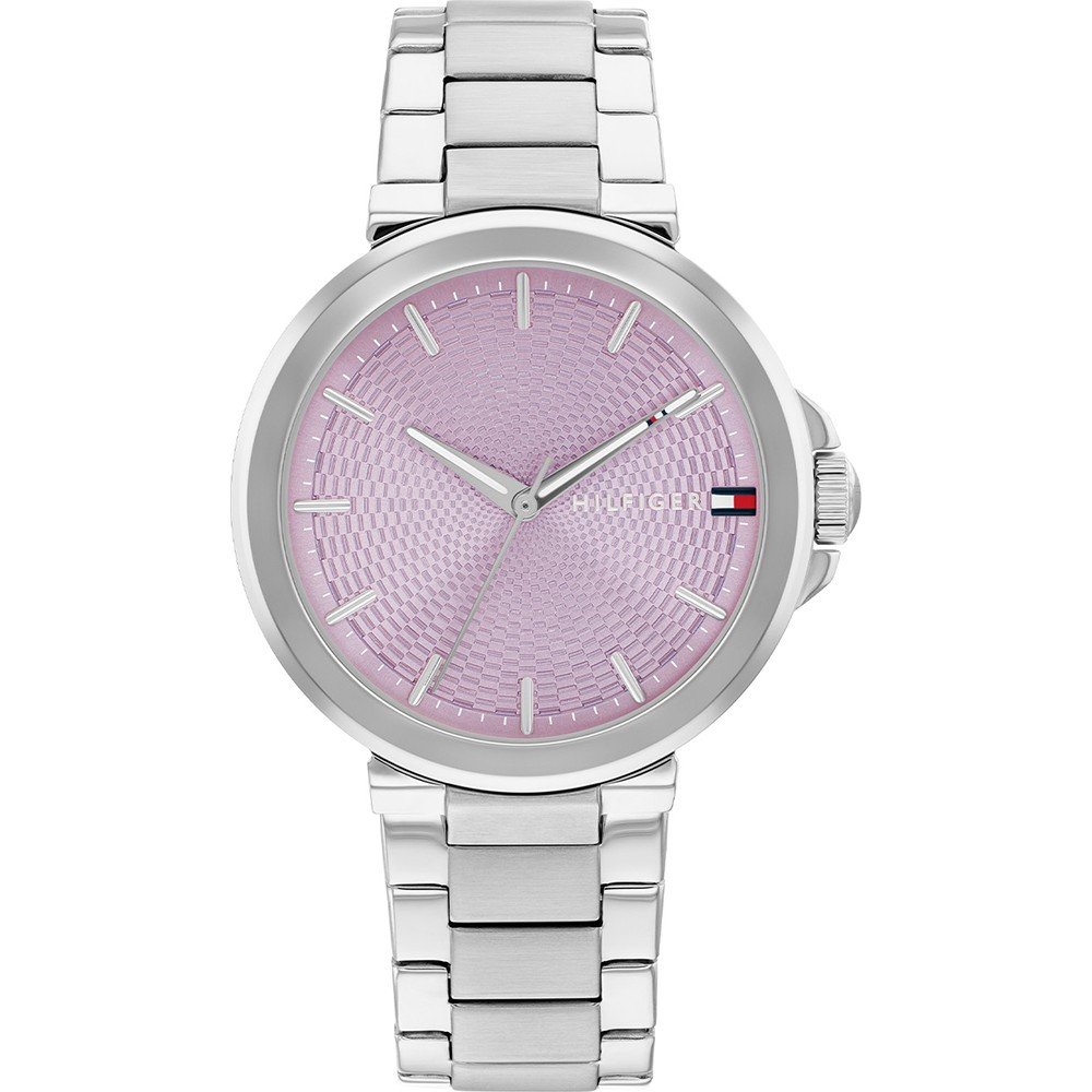 Tommy Hilfiger Lori 1782781 Damen Armbanduhr • Pinkes Zifferblatt • Quarzwerk