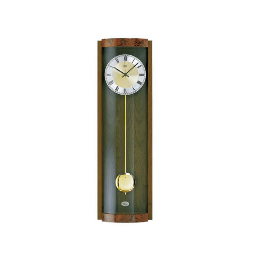Orologio da parete AMS Funk F5087/1 • Legno massello di noce • Suoneria Westminster