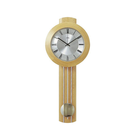 Orologio da parete AMS Funk F5132/18 • Legno massello • Pendolo in metallo