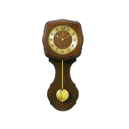 Orologio da parete AMS F5162/1Q in noce • Suoneria Westminster/BimBam • Movimento a pendolo al quarzo