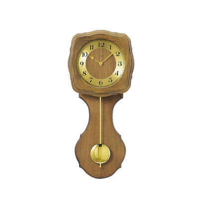 Orologio da parete AMS Pfronten F5162/4 in rovere • Suoneria Westminster e Bim-Bam • Movimento a pendolo radiocontrollato