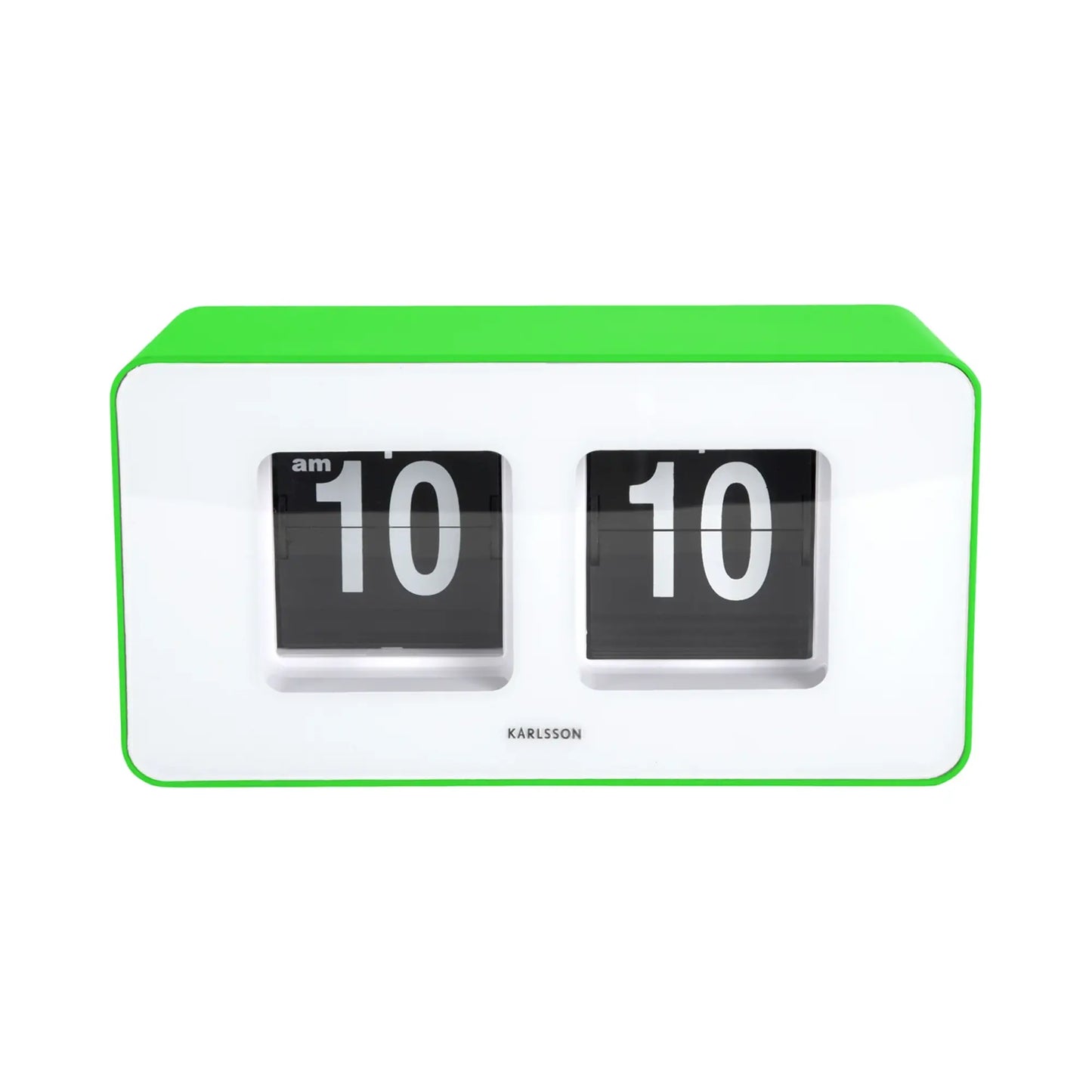 Orologio da parete Karlsson Funky Flip KA6042BG verde chiaro • Display a palette • Utilizzabile a parete e da tavolo