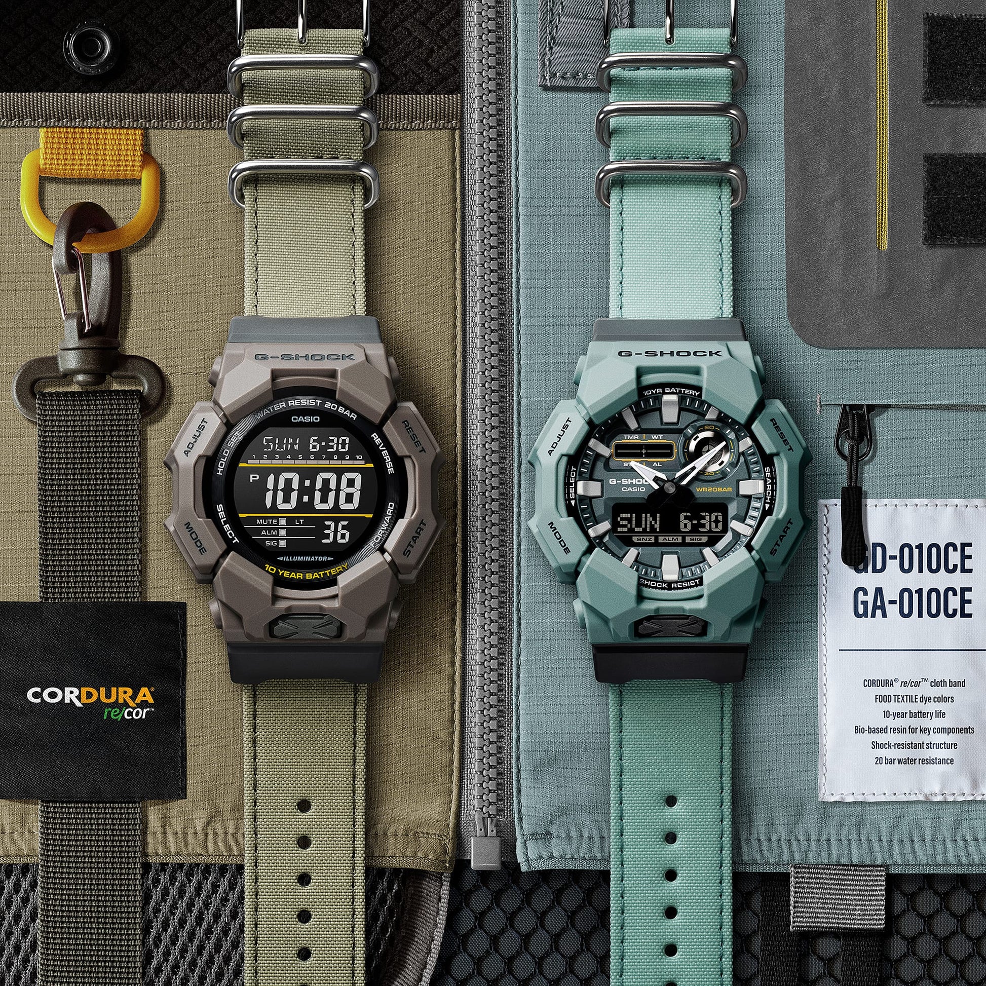 Casio G-Shock GA-010CE-2AER Herrenuhr • 10 Jahre Batterielebensdauer • Carbon Core Guard, Bild 3