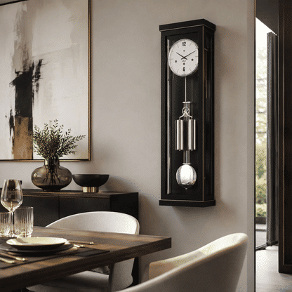 Orologio da parete Hermle 86x27x13,5 cm legno • Gong Westminster • Spegnimento notturno automatico