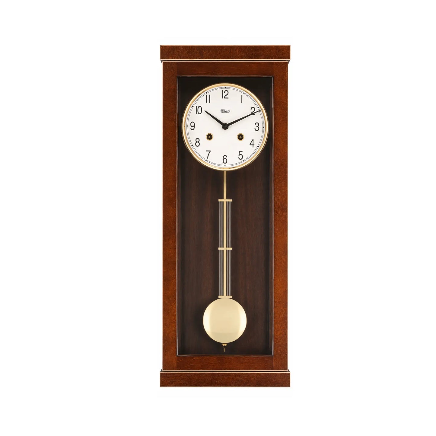Orologio da parete Hermle 57x22,5x13 cm Legno • Meccanismo a 14 giorni • Cassa in legno massello