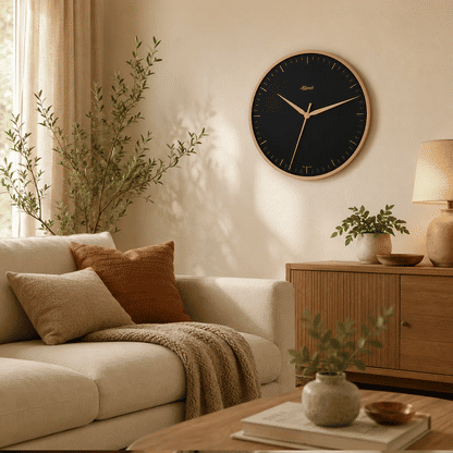 Orologio da parete Hermle 40 cm Ø metallo • Movimento al quarzo silenzioso • Design moderno