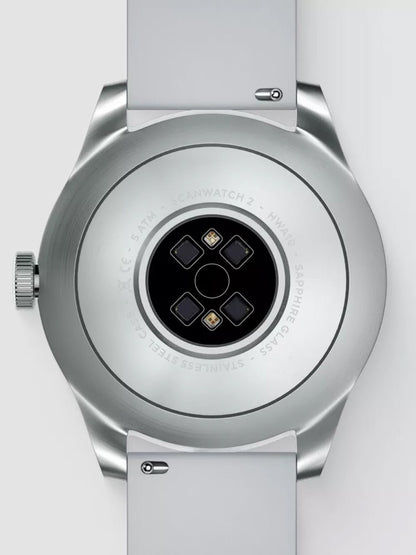Withings ScanWatch 2 HWA10-model 5-All-Int Smartwatch Weiß • Hybrid-Smartwatch mit EKG • 5 ATM wasserdicht, Bild 4