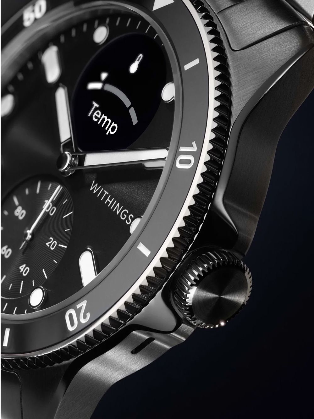 Withings ScanWatch Nova HWA10-model 9-All-Int Herren Smartwatch Schwarz • Hybride Smartwatch • 10 ATM wasserdicht, Bild 5
