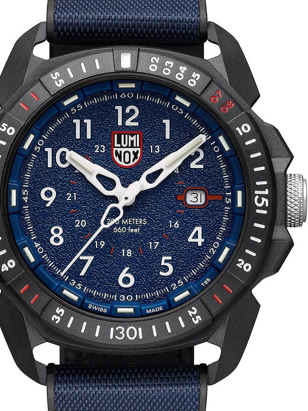 Luminox ICE-SAR Arctic XL.1003.ICE Herrenuhr Blau • Saphirglas • CARBONOX-Gehäuse