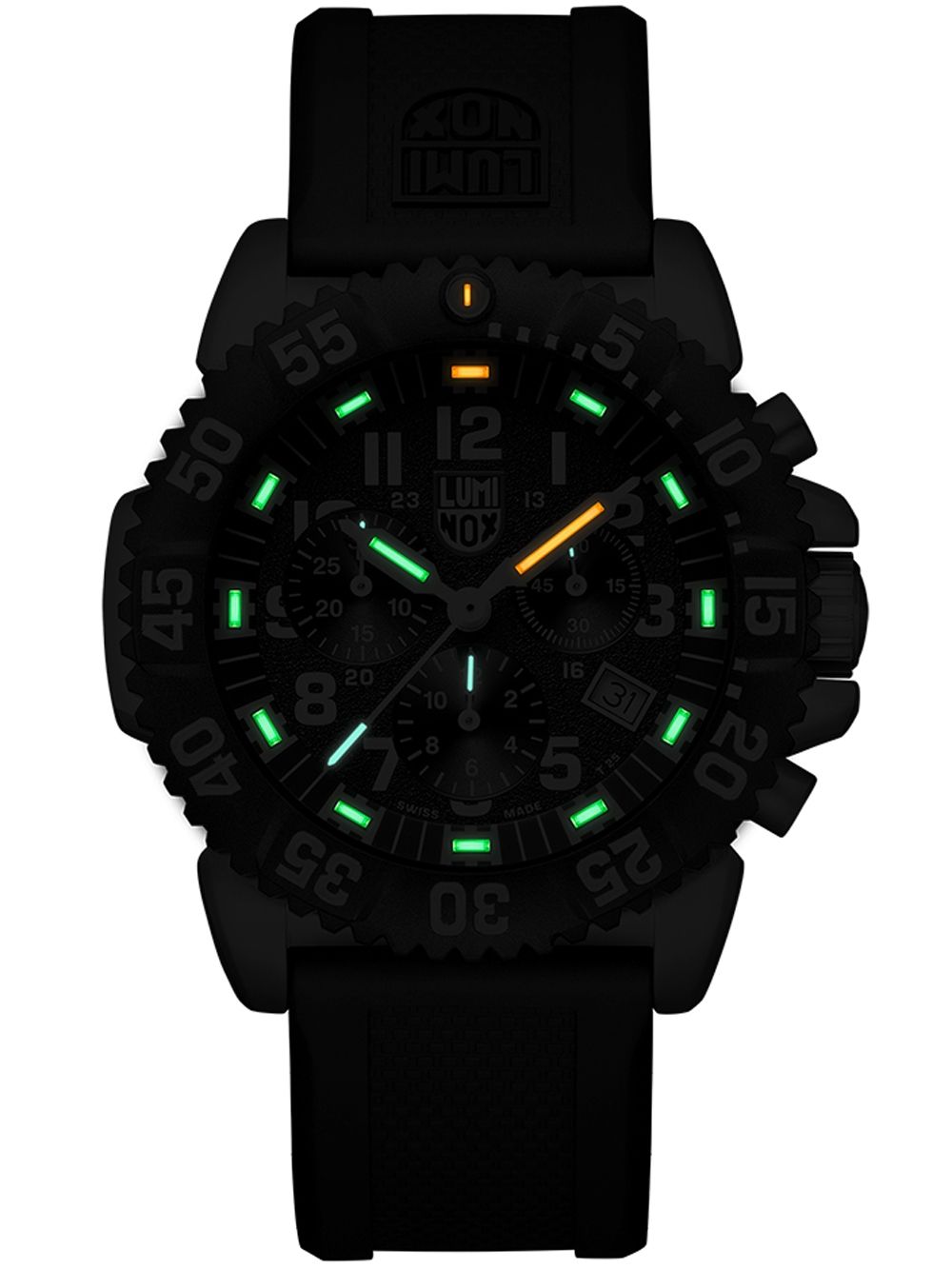 Luminox Giant Navy Seal Colormark XS.3181.F Herrenuhr Schwarz • Chronograph • LLT-Beleuchtung, Bild 3